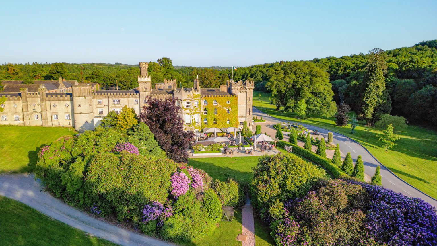 Exterior Aerial Drone 2023 Patio Sun small